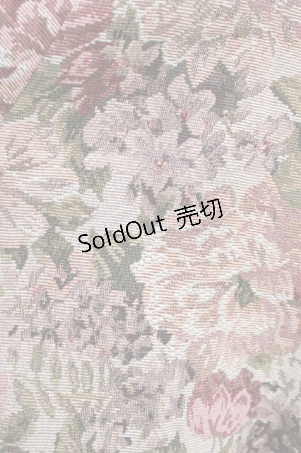 画像4: Victorian maiden / 薔薇ゴブランタペストリーハイウエストスカート Free Bordeaux H-26-01-30-012-CL-OP-NS-ZH (4)