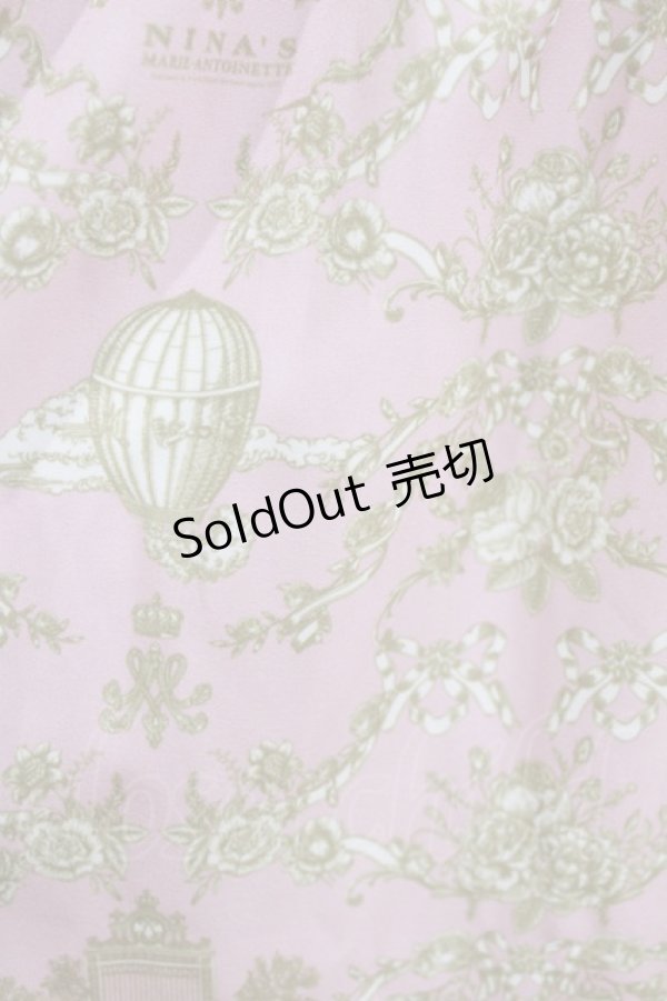 画像4: m petit by misako / NINA'S RVパニエスカート 4L ピンク/アイボリー リバーシブル H-26-01-30-015-LO-SK-NS-ZH (4)