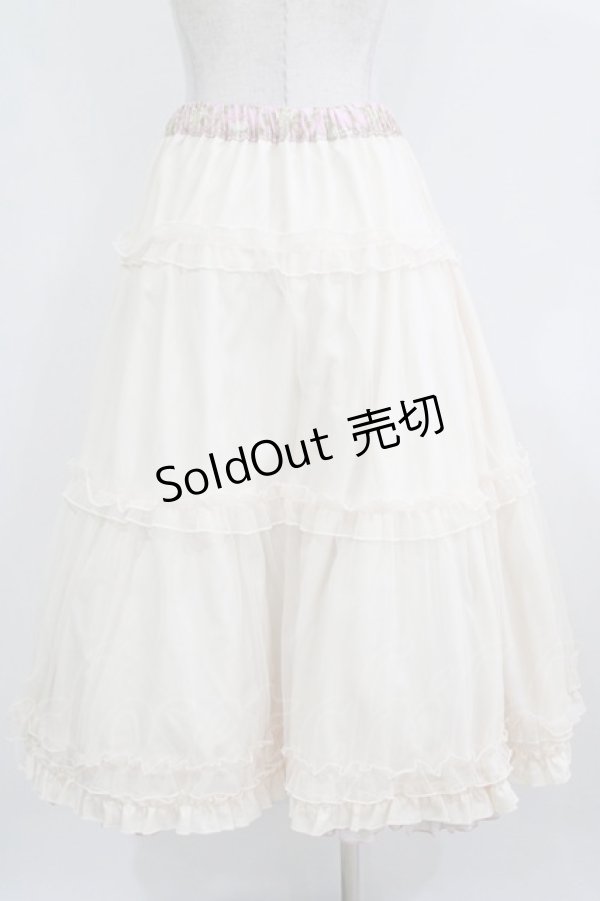 画像6: m petit by misako / NINA'S RVパニエスカート 4L ピンク/アイボリー リバーシブル H-26-01-30-015-LO-SK-NS-ZH (6)