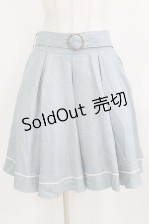 画像: Kurumi Collaboration / フレアマリンアカデミアスカート 4L サックス H-26-01-30-016-GO-SK-NS-ZH