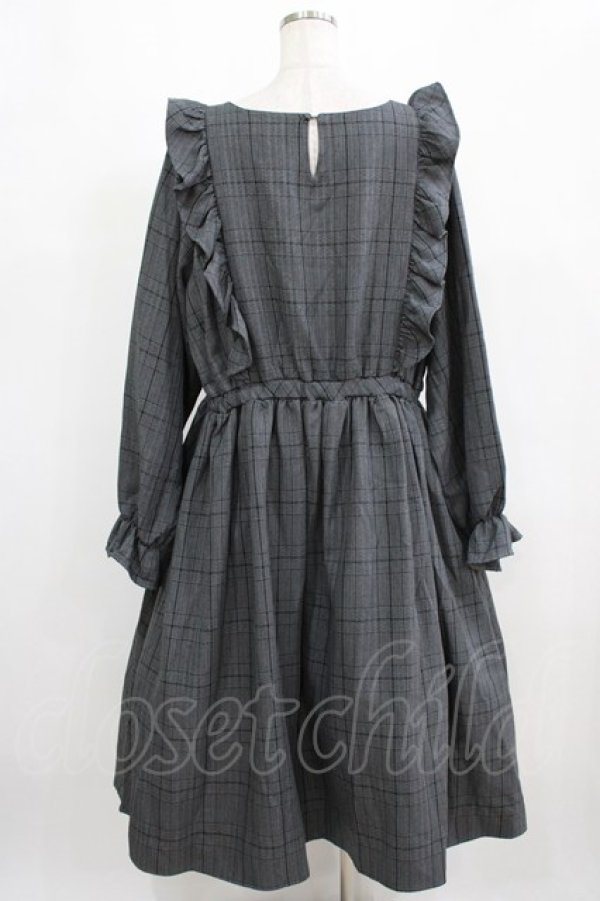 画像3: m petit by misako / チェックワンピース 4L グレー H-26-01-30-002-LO-OP-NS-ZH (3)