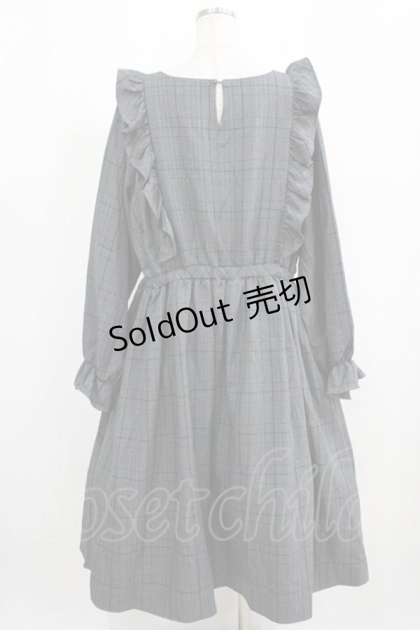 画像3: m petit by misako / チェックワンピース 4L グレー H-26-01-30-002-LO-OP-NS-ZH (3)