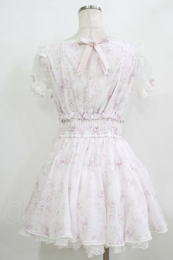 画像3: LIZ LISA / ローズリボンシフォンワンピース Free ピンク H-26-01-30-018-LO-OP-NS-ZH (3)