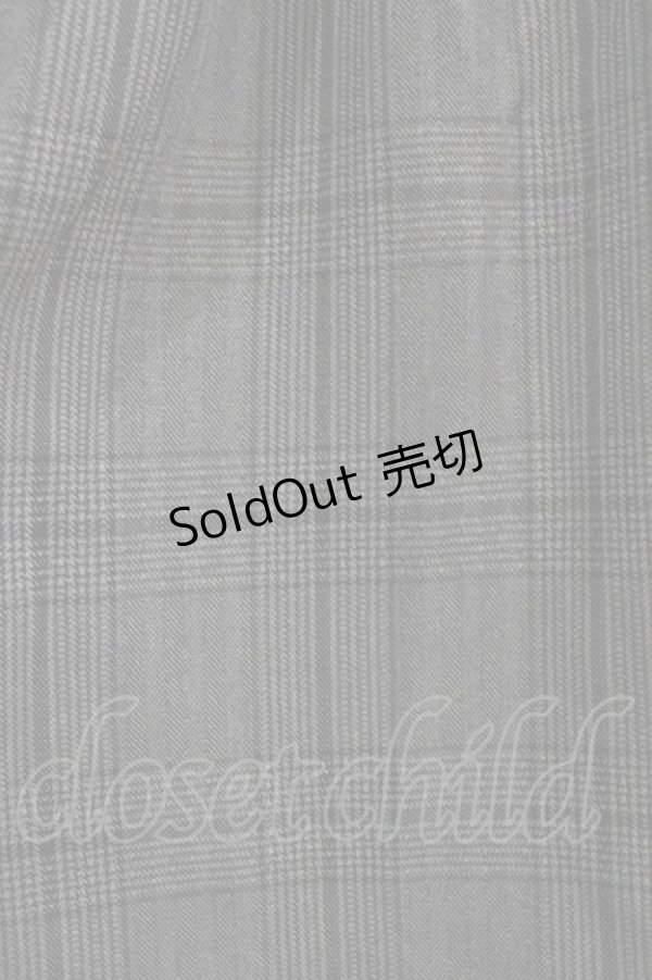 画像4: m petit by misako / チェックワンピース 4L グレー H-26-01-30-002-LO-OP-NS-ZH (4)