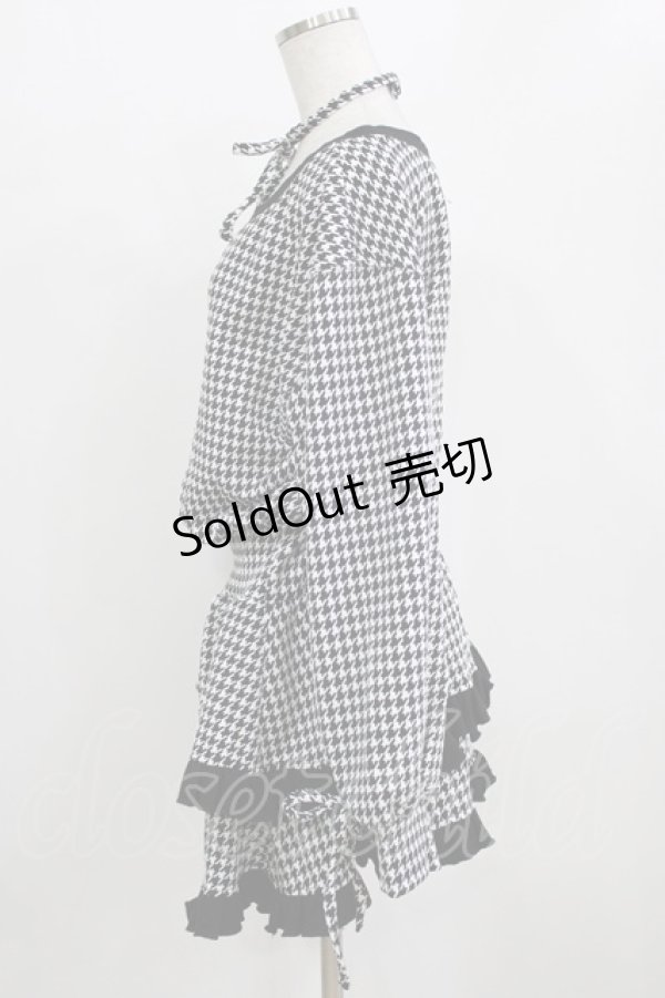 画像2: Re Amour / ワンショルトレーナーワンピ Free ブラック H-26-01-30-023-PU-OP-NS-ZH (2)