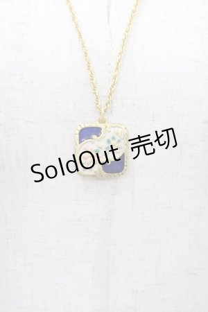 画像: Jane Marple Dans Le Salon / スクエアペンダント  ゴールド H-26-02-01-1001-JM-AC-AK-ZH