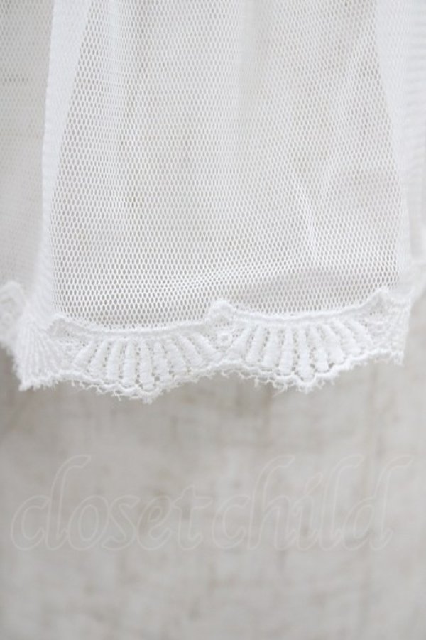 画像5: abilletage / チュールドレストップス  ホワイト H-26-02-01-1003-GO-TO-KB-ZH (5)