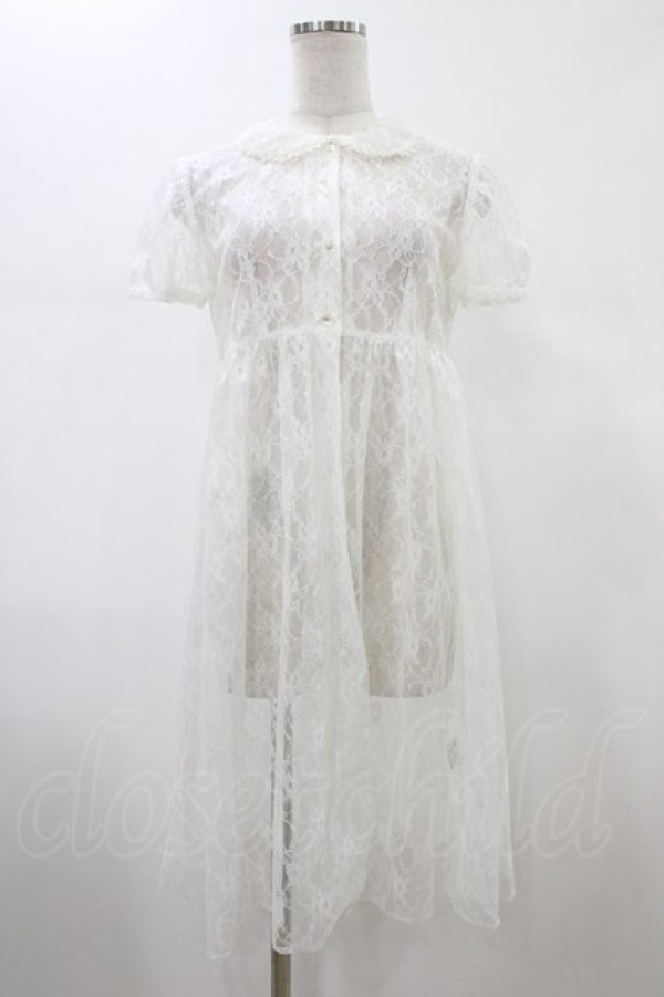 画像1: MILK / Dressガウン  ホワイト H-26-02-01-1004-ML-OP-KB-ZH (1)