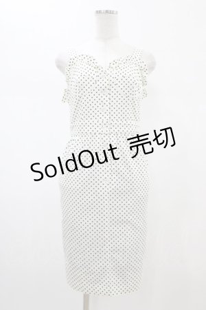 画像: MILK / Arielジャンパースカート  オフ×ブラックドット H-26-02-01-1031-ML-OP-KB-ZH