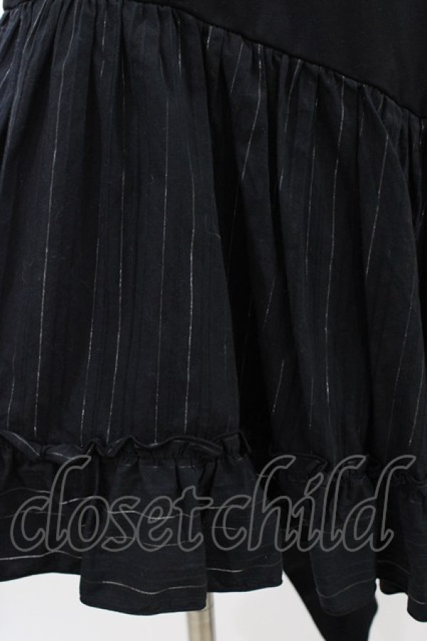 画像3: BPN / ストライプ切替ロングZIPベスト  ブラック H-26-02-01-1038-GO-TO-KB-ZH (3)