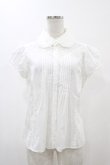 画像1: Emily Temple cute / レース切替ピンタックパフブラウス  ホワイト H-26-02-01-1041-ET-BL-KB-ZH (1)