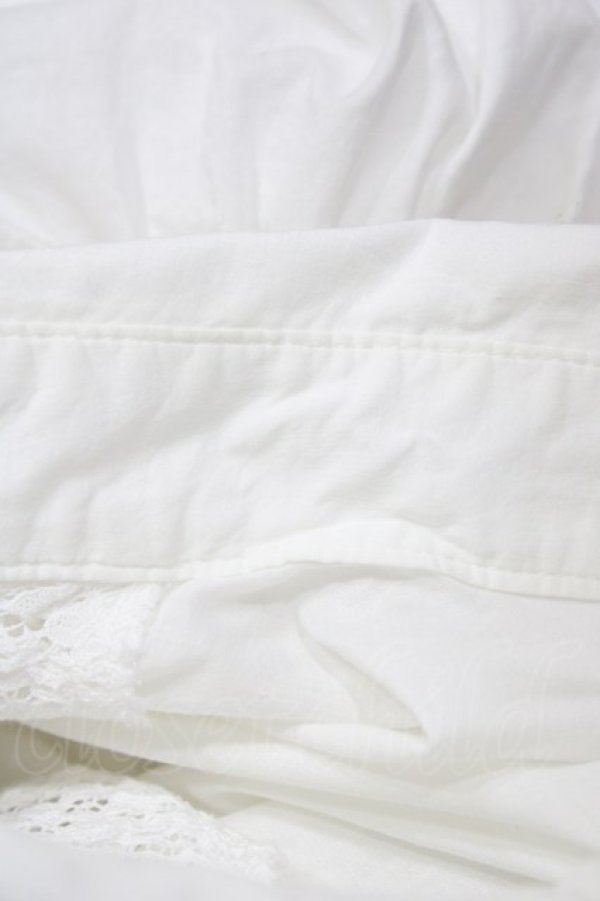 画像4: Emily Temple cute / レース切替ピンタックパフブラウス  ホワイト H-26-02-01-1041-ET-BL-KB-ZH (4)