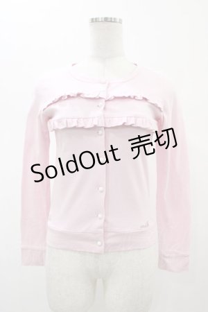 画像: MILK / フリルカーデ  ピンク H-26-02-01-1046-ML-TO-KB-ZH