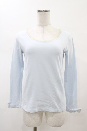 画像: Emily Temple cute / リボンスリーブカットソー  サックス H-26-02-01-1047-ET-TO-KB-ZH