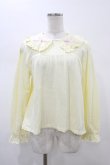 画像1: Nile Perch / フリル襟カットソー  イエロー H-26-02-01-1050-LO-TO-KB-ZH (1)