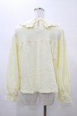 画像2: Nile Perch / フリル襟カットソー  イエロー H-26-02-01-1050-LO-TO-KB-ZH (2)