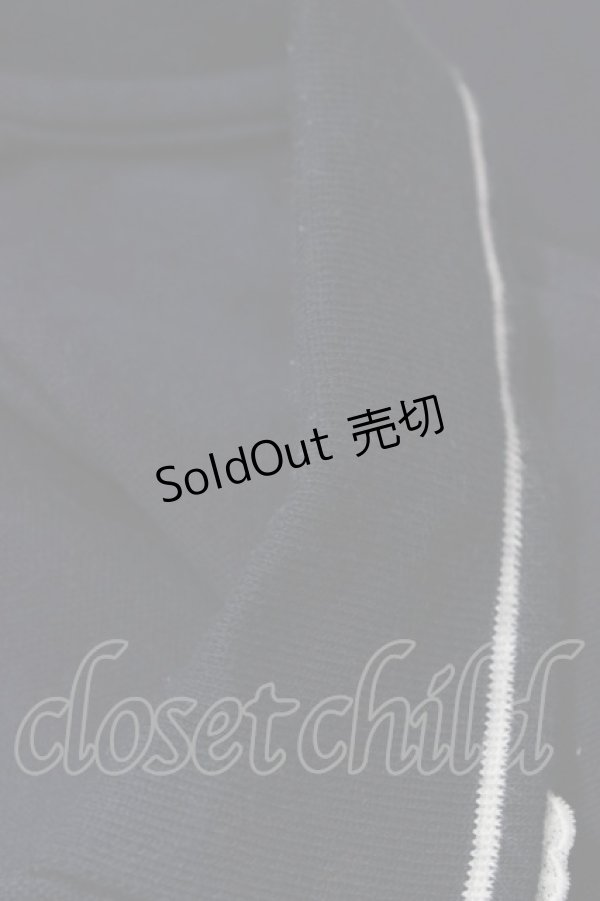 画像3: Jane Marple / レース付ポロトップス  ネイビー H-26-02-01-1054-JM-TO-KB-ZH (3)