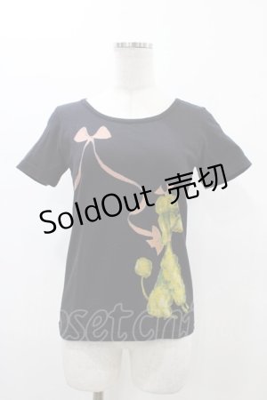 画像: Emily Temple cute / プードル半袖カットソー  ブラック H-26-02-01-1056-ET-TO-KB-ZH