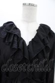 画像3: MR corset / レースフリルシフォンボレロ  ブラック H-26-02-01-1057-PU-TO-KB-ZH (3)