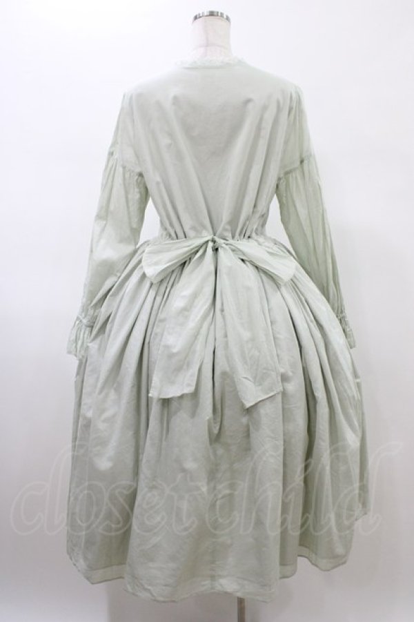 画像2: Perla nell' ostrica / バラトーションレース付きワンピース  ミント H-26-02-01-1007-EL-OP-KB-ZH (2)