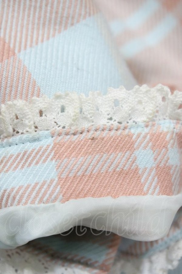 画像5: MILK / graceチェックドレス  ミント×シェル H-26-02-01-1009-ML-OP-KB-ZH (5)