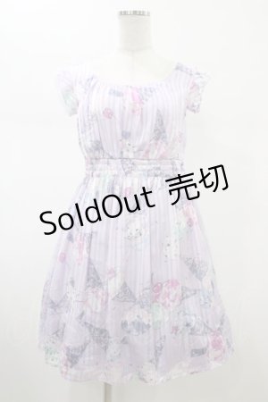 画像: MILK / ICE CREAMミューズドレス  プラムラベンダープリント H-26-02-01-1010-ML-OP-KB-ZH