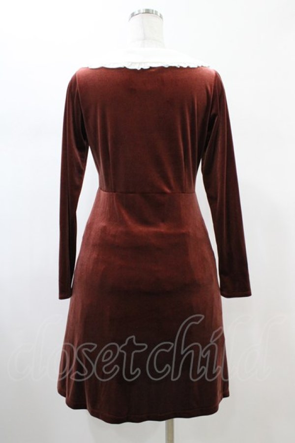 画像2: MILK / Sweet Girlワンピース  ワイン H-26-02-01-1013-ML-OP-KB-ZH (2)