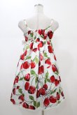 画像2: MILK / タランチェリースリップドレス  ホワイト×レッドチェリー H-26-02-01-1019-ML-OP-KB-ZH (2)