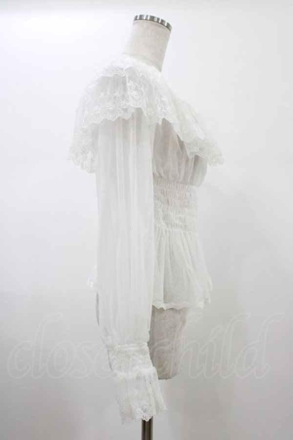 画像3: abilletage / チュールドレストップス  ホワイト H-26-02-01-1003-GO-TO-KB-ZH (3)