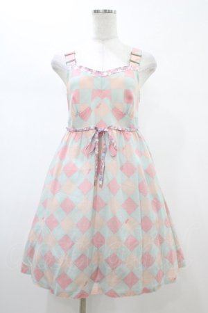 画像: MILK / Fifi DRESS  ピンク×サックス H-26-02-01-1024-ML-OP-KB-ZH