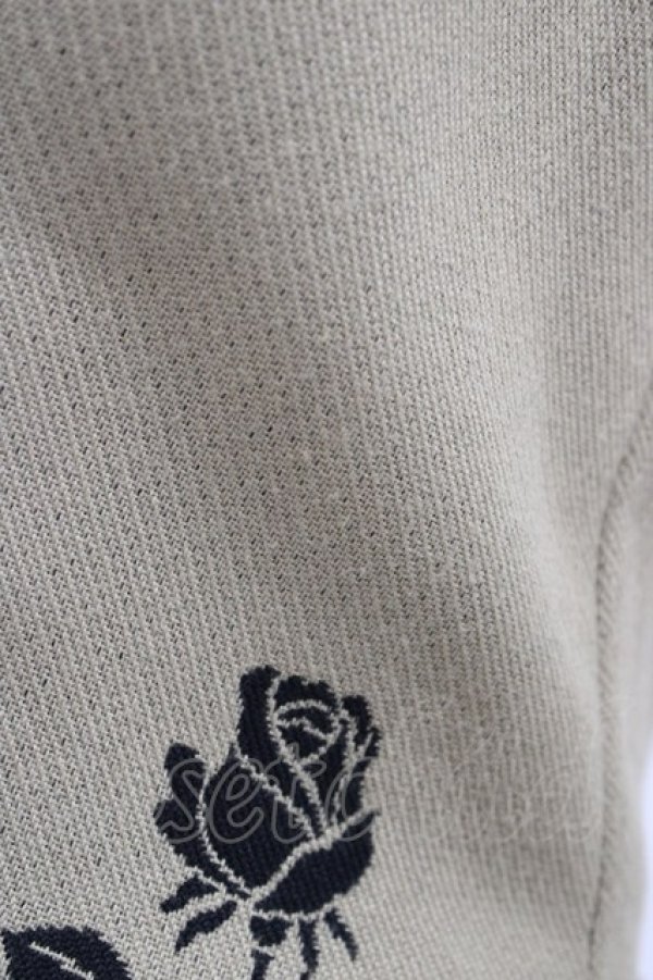 画像4: MILK / Rose Jacquardジャンパースカート  ベージュベース H-26-02-01-1025-ML-OP-KB-ZH (4)