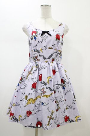 画像: MILK / タトゥグラムドレス  ラベンダー H-26-02-01-1026-ML-OP-KB-ZH