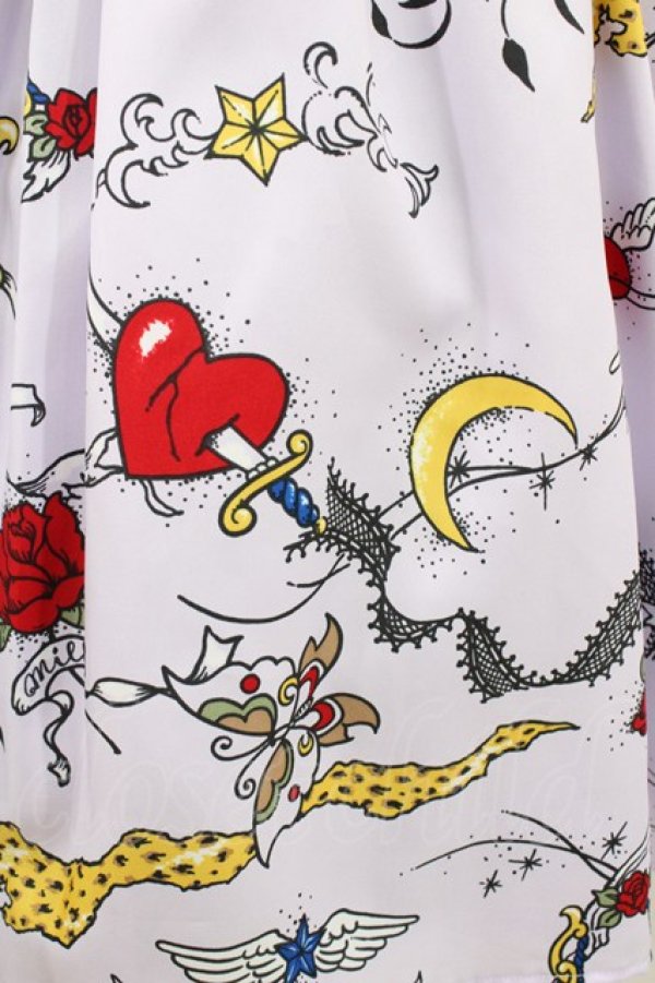 画像3: MILK / タトゥグラムドレス  ラベンダー H-26-02-01-1026-ML-OP-KB-ZH (3)