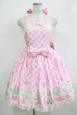 画像1: Angelic Pretty / Sugar Fairy Cakeホルターネックジャンパースカート Free ピンク H-26-02-02-003-AP-OP-NS-ZH (1)