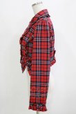 画像2: axes femme kawaii / タータンチェックジャケット M レッド H-26-02-02-030-AX-JA-NS-ZH (2)