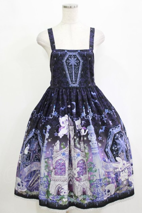 画像1: Royal Princess Alice / Devils Night Partyジャンパースカート Free ブラック H-26-02-02-035-LO-OP-NS-ZH (1)
