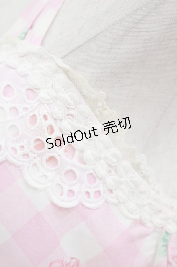 画像6: Angelic Pretty / Sugar Fairy Cakeホルターネックジャンパースカート Free ピンク H-26-02-02-003-AP-OP-NS-ZH (6)