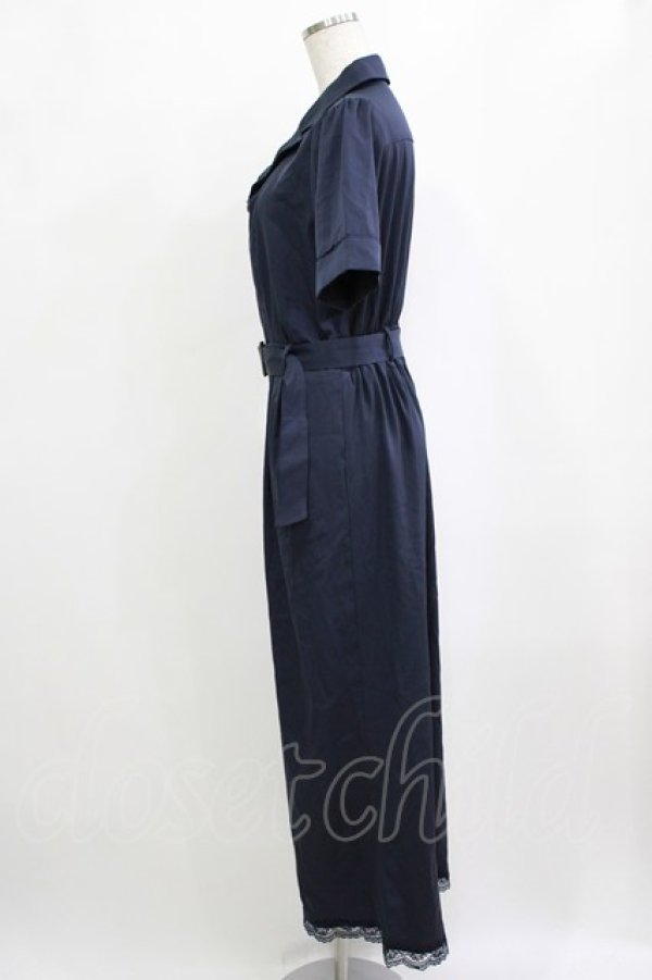 画像2: axes femme / センタージップロンパース Free ネイビー H-26-02-02-040-AX-OP-NS-ZH (2)