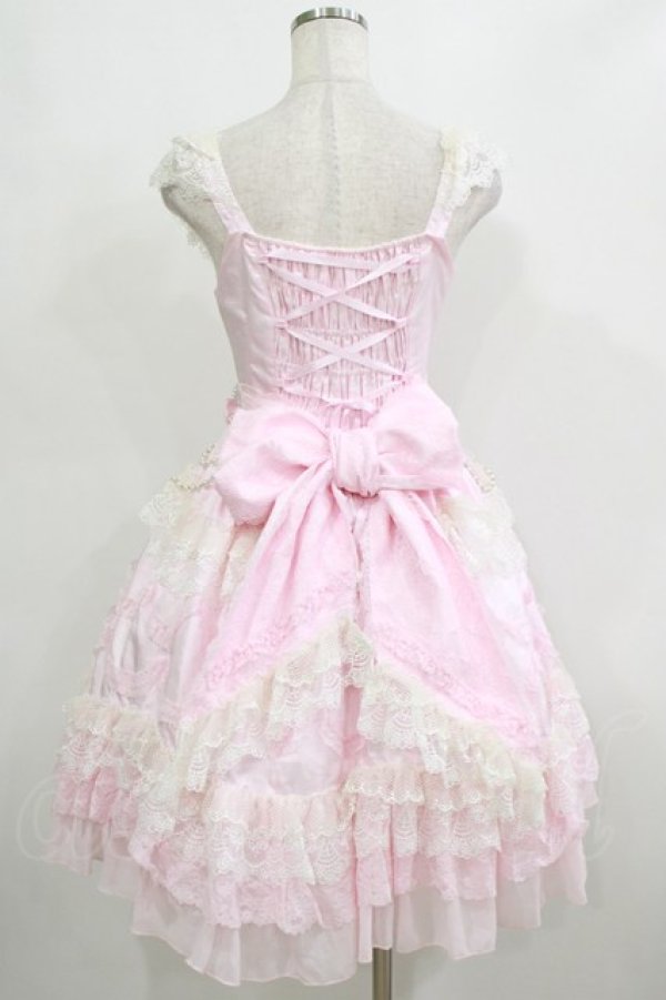 画像3: Dream Lolita（海外ロリータブランド） / 昭和Dollジャンパースカート M ピンク H-26-02-02-004-PU-OP-NS-ZH (3)