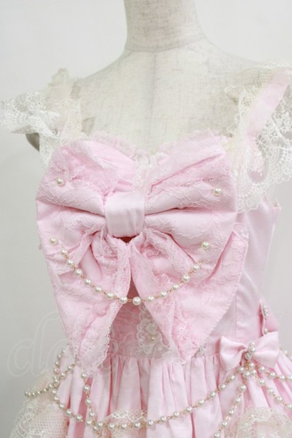 画像4: Dream Lolita（海外ロリータブランド） / 昭和Dollジャンパースカート M ピンク H-26-02-02-004-PU-OP-NS-ZH (4)