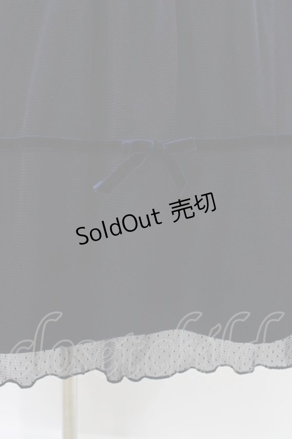 画像5: Melody BasKet / ご令嬢のチュールワンピース M ネイビー H-26-02-02-1027-LO-OP-KB-ZH (5)