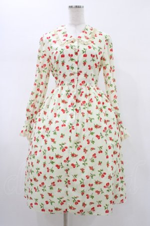 画像: MILK / ベリー・ルージュドレス  クリーム×レッドベリー H-26-02-02-1030-ML-OP-KB-ZH