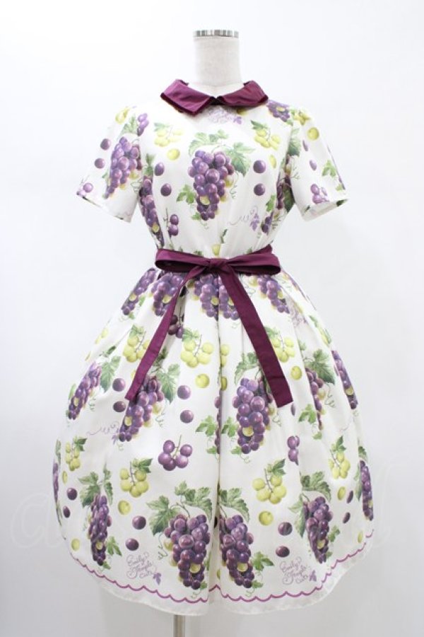 画像1: Emily Temple cute / Lady Grapesワンピース  オフホワイト H-26-02-02-1032-ET-OP-KB-ZH (1)