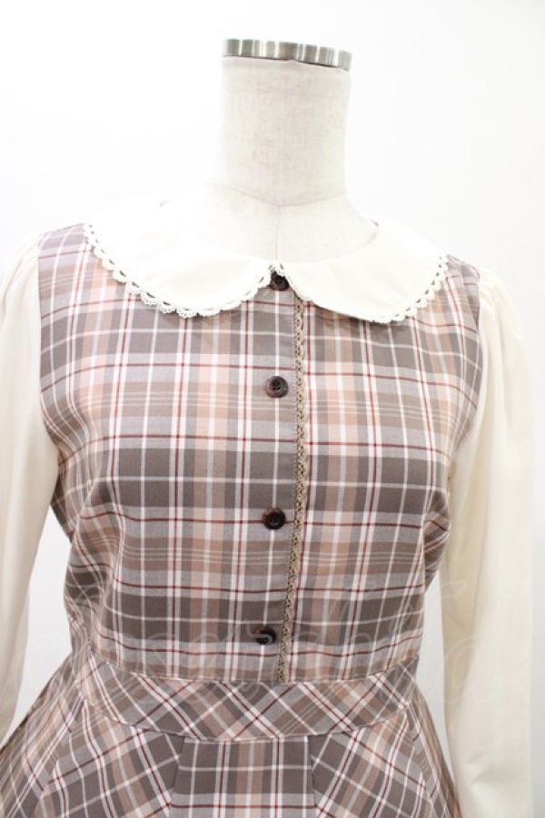 画像4: Emily Temple cute / ショコラベリータータンミックスワンピース   H-26-02-02-1033-ET-OP-KB-ZH (4)