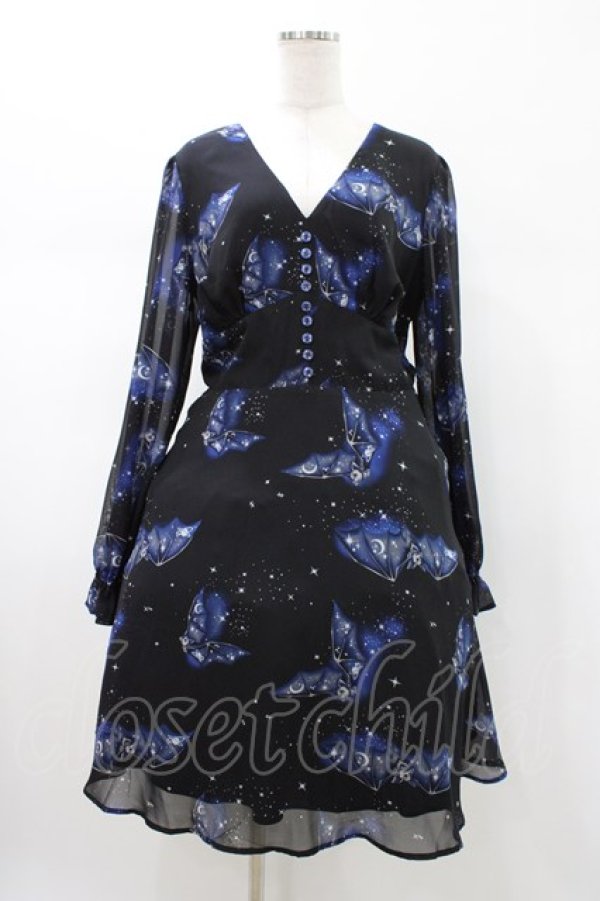 画像1: HELL BUNNY / Twilight Bat Dress M ブラック H-26-02-02-1037-PU-OP-KB-ZH (1)