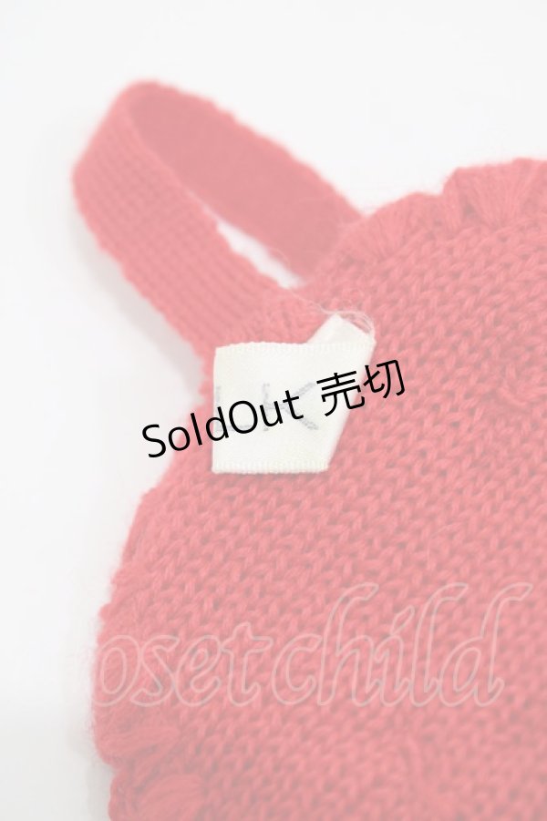 画像4: MILK / ロゴニットヘッドドレス  レッド H-26-02-02-1004-ML-AC-KB-ZH (4)