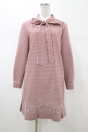 画像: MILK / Peppy dress  レッド H-26-02-02-1042-ML-OP-KB-ZH