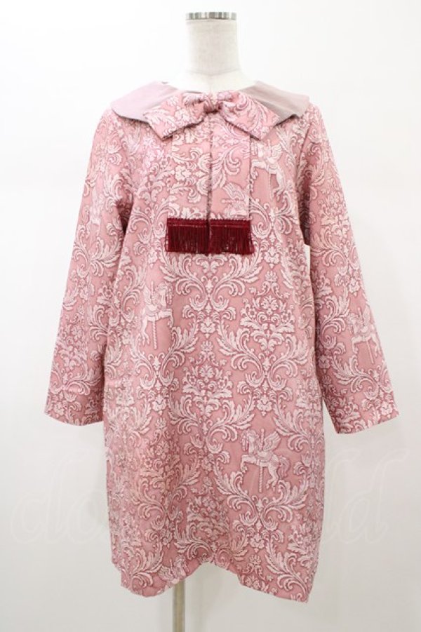 画像1: MILK / Palaceワンピース  ピンク H-26-02-02-1043-ML-OP-KB-ZH (1)