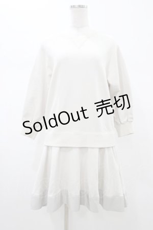 画像: Jane Marple Dans Le Salon / トレーナーワンピース M アイボリー H-26-02-02-1045-JM-OP-KB-ZH