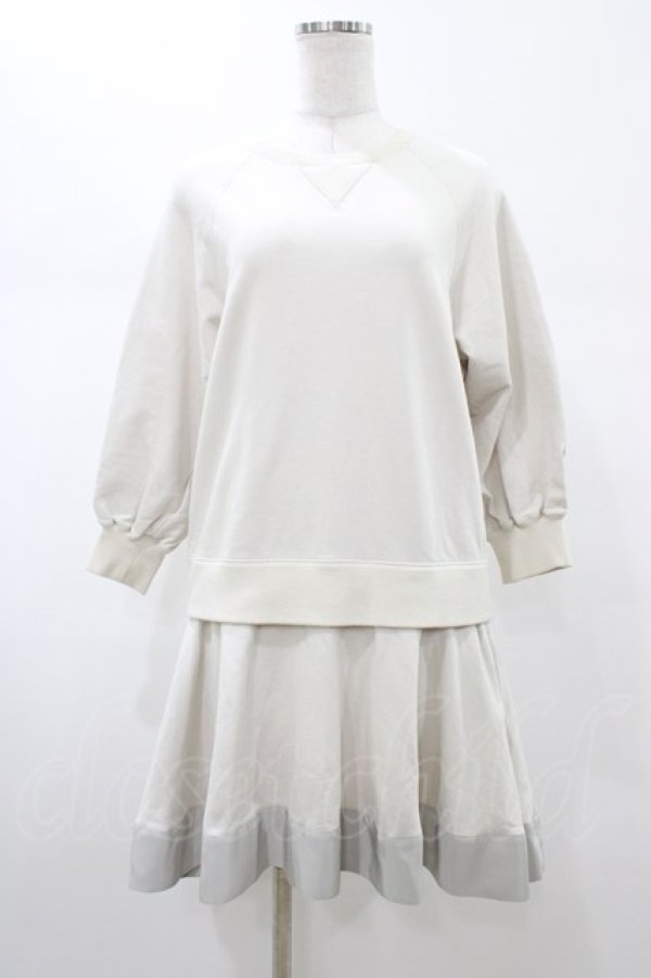 画像1: Jane Marple Dans Le Salon / トレーナーワンピース M アイボリー H-26-02-02-1045-JM-OP-KB-ZH (1)